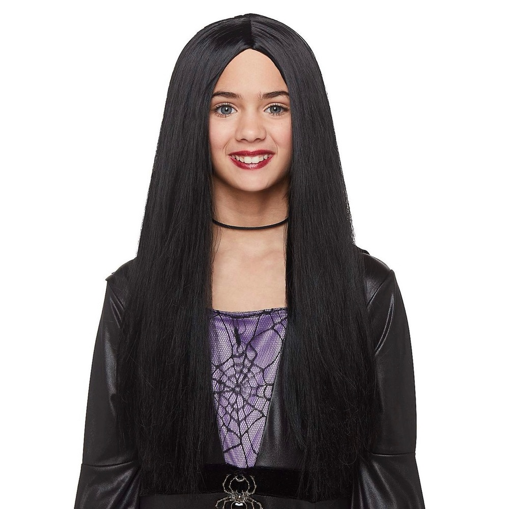 Spirit Halloween Kids Black Witch Wig